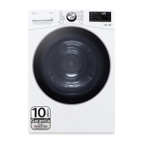 Secadora 18KG Bomba de Calor LG RH18U8AVCW Dual Inverter Blanco Clase D