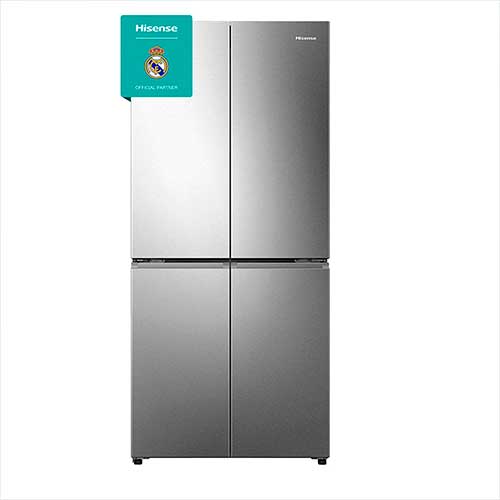 Frigorífico Side By Side 180x80 4 Puertas Total No Frost Hisense RQ5P470SEIE Wifi Inox Clase E