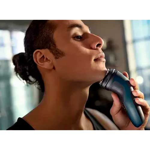 Afeitadora Philips S1151/00 Serie 1000 Wet & Dry Recargable Azul - foto 3