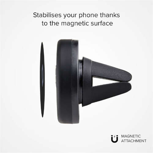 Soporte de Coche Magnético Clip para rejilla de ventilación SBS TESUPPUNIVAIRMAG Negro - foto 3