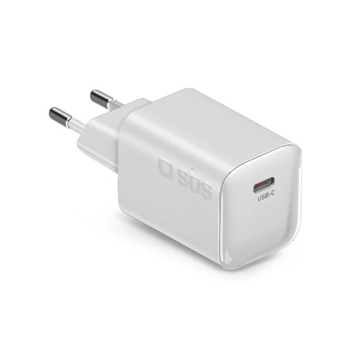 Cargador de Pared GaN 65 W USB-C SBS TETRGAN1C65WW Blanco