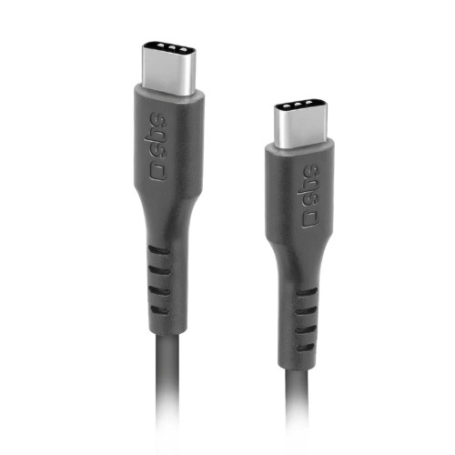 Cable de Datos y Carga USB-C - USB-C SBS TECABLETCC3M Negro