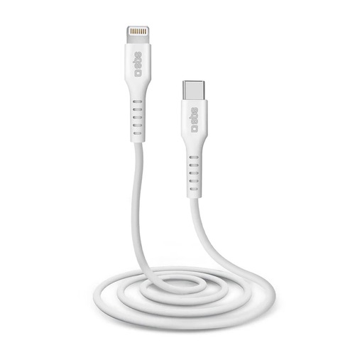 Cable 20W USB-C - Lightning SBS TECABLELIGTC1W 1 Metro Blanco - foto 3