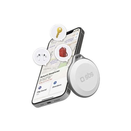 Localizador de Objetos SBS Resistente al Agua Compatible con la app Apple Find My