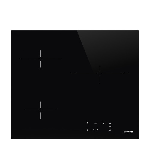 Vitrocerámca 3 Zonas 60cm Smeg SE263TD2 Negra