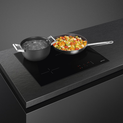 Vitrocerámca 3 Zonas 60cm Smeg SE263TD2 Negra - foto 2