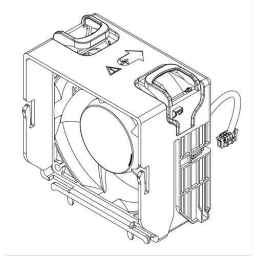 DELL 121-BBBX sistema de refrigeración para ordenador Carcasa del ordenador Ventilador