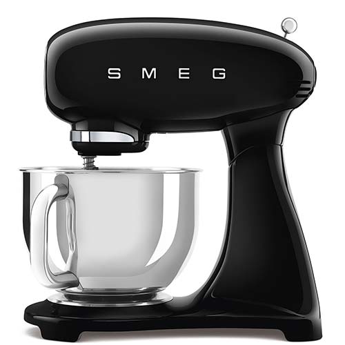 Robot de Cocina 1000W Smeg SMF05BLEU Full Color 50's Style 10 Velocidades Negro