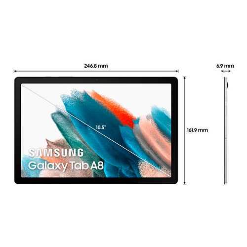 Tablet 10.5" 3/32Gb Samsung Galaxy Tab A8 x200 Silver Wifi - foto 3