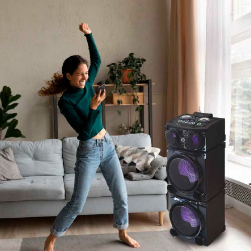 Altavoz Karaoke Manta SPK5520 Bluetooth Negro - foto 3