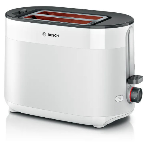 Tostador 800W 2 Ranuras Bosch TAT2M121 MyMoment Corto Blanco