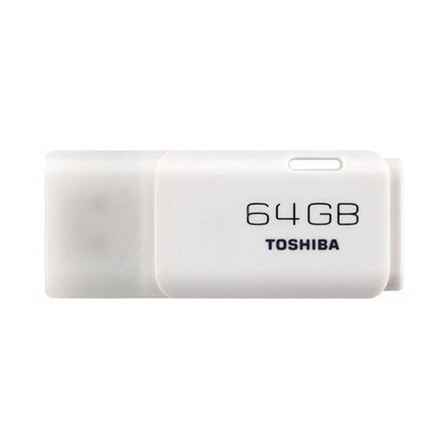 Pendrive TOSHIBA 64GB USB 2.0 blanco