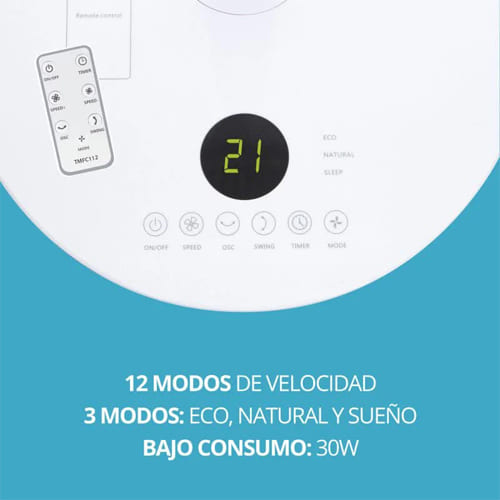 Ventilador de Pie TM ELECTRON TMFC112 - foto 3