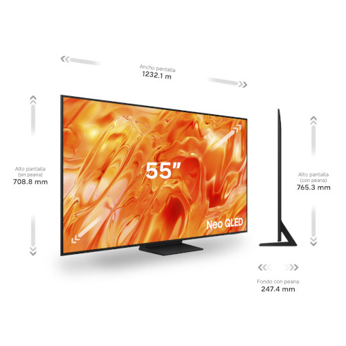 Televisor NEOQLED 55" 4K Samsung TQ55QN73HAUXXC Smart TV Clase E - foto 3