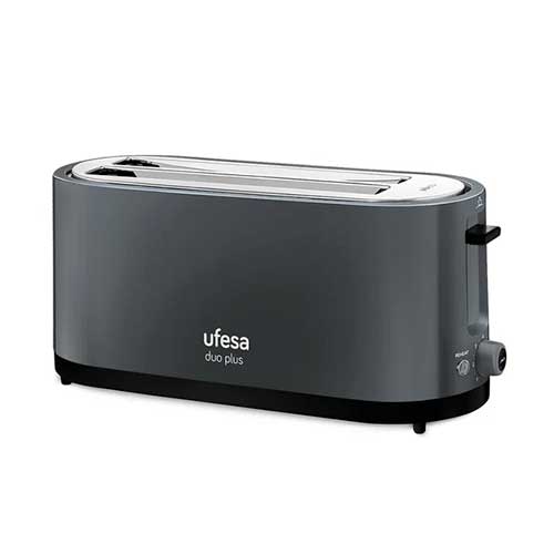 Tostador 2 Ranuras 1400W Ufesa TT7575 DUO PLUS Antracita