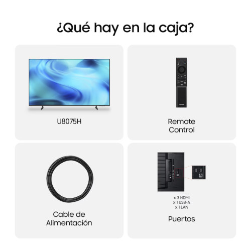 Televisor LED 50" 4K Samsung TU50U8075HUXXC Smart TV Clase F - foto 3