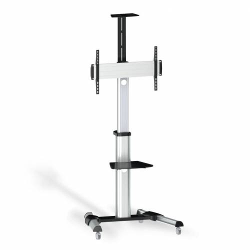 TooQ FS1870M-B soporte para pantalla de señalización 94 cm (37") Negro, Plata