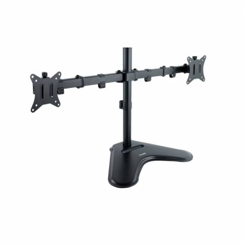 TooQ Soporte de Mesa, Giratorio e Inclinable, para 2 Pantallas de 17”-32”