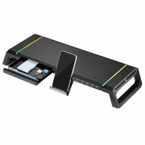 Ewent EW1268 soporte para monitor Escritorio Negro