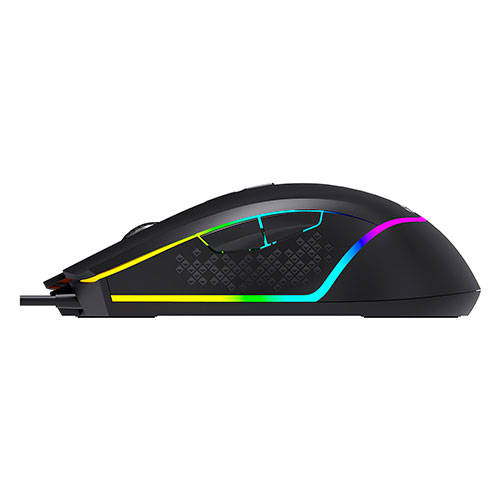 Raton Gaming UK505451 Nova M244 con luz Negro