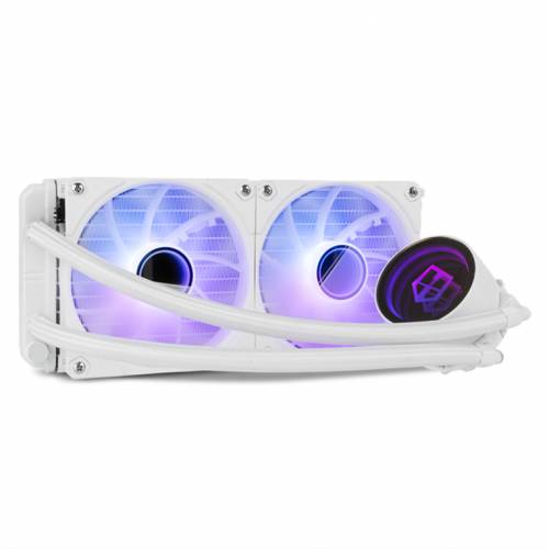 NOX Hummer M-240 ARGB Procesador Sistema de refrigeración líquida todo en uno 12 cm Blanco