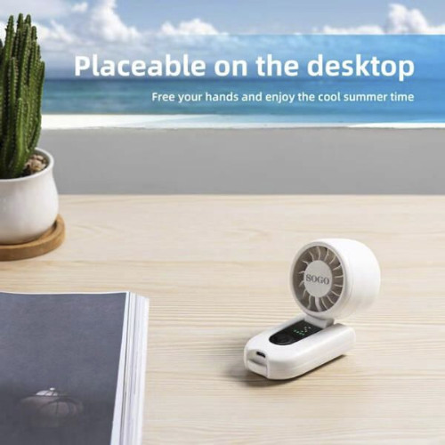 Ventilador de Mano Sogo VENSS21150W Plegable Blanco - foto 2