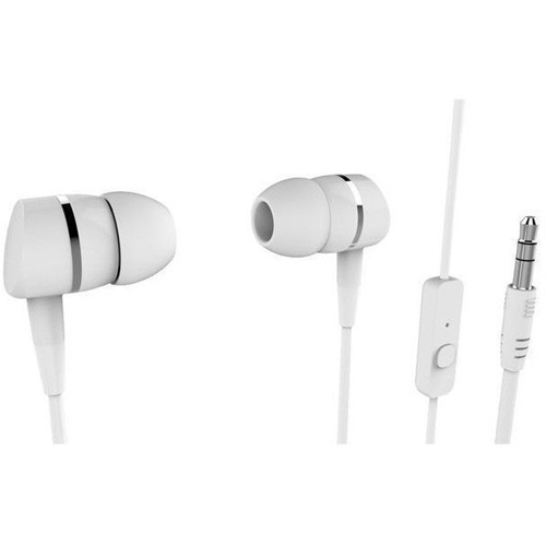 Auricular Bóton Con Cable Vivanco 38010 Blanco Smartsound Micro