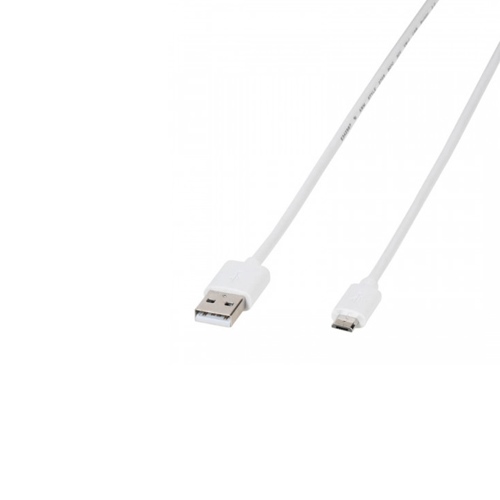 Cable USB a MicroUSB 1 metro Vivanco VV39451 Blanco