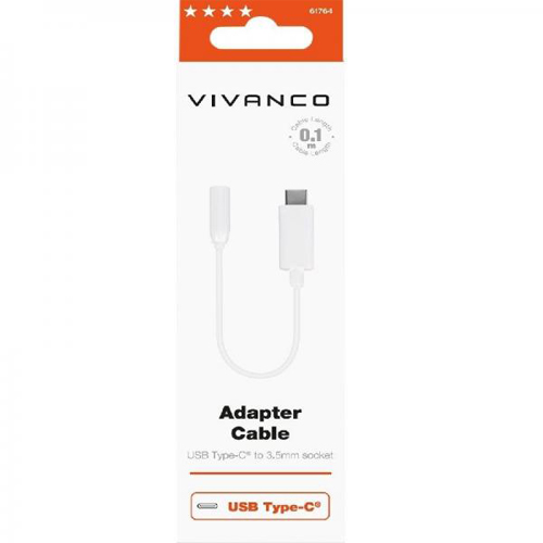 Adaptador USB-C m 3,5mm h 0,10m Blanco 60630 - foto 2