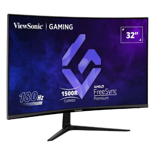 Monitor LED 32" Viewsonic VX3218 HDMI DP VGA Curvo Multimedia - foto 2
