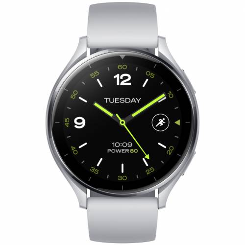 Xiaomi Watch 2 3,63 cm (1.43") AMOLED 46 mm Digital 466 x 466 Pixeles Pantalla táctil Plata Wifi GPS (satélite)