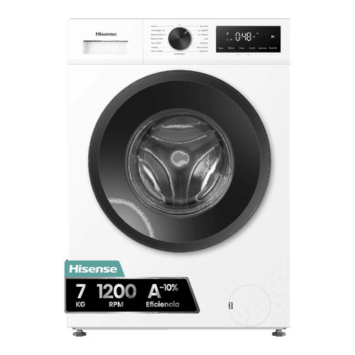 Lavadora 7KG 1200RPM Hisense WF1I7022BWJ Blanco Clase A-10%