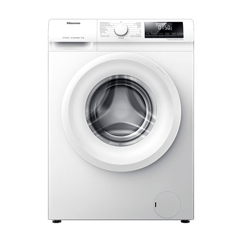 Lavadora 8KG 1400RPM Hisense WFQP801419VM Vapor Clase A