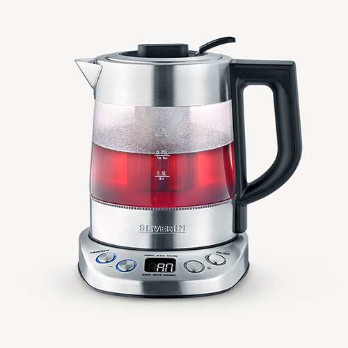 Hervidor 1 L 2200W Severin Deluxe Mini WK 3473 Gris - foto 2