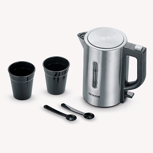 Hervidor Viaje 0,5L Severin WK3647 2 Tazas Inox - foto 2