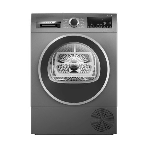 Secadora 9kg Bomba de Calor Bosch WQG245DRES Gris Hierro Fundido Clase C