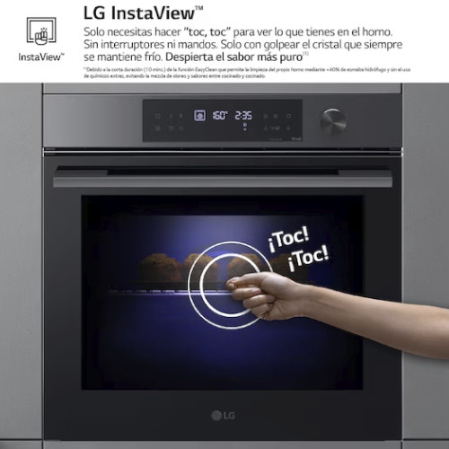 Horno Multifunción 60cm LG WS7D7632WB Pirolítico Negro Mate A+ - foto 2
