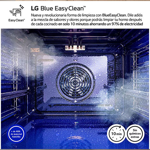 Horno Multifunción 60cm 76L LG WSED7612S Freidora de Aire Inox A+ - foto 2