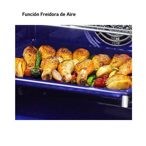 Horno Multifunción 60cm 76L LG WSED7667M Easy Clean Negro Clase A++ - foto 2