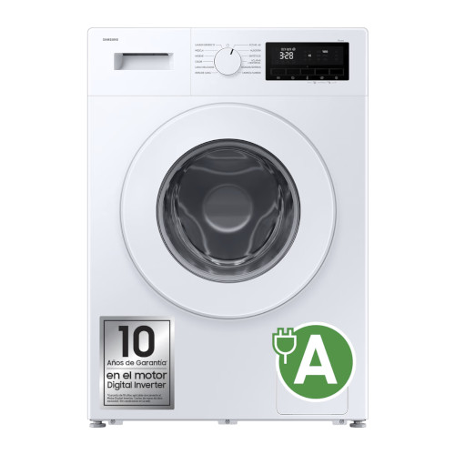 Lavadora 7kg 1400rpm Samsung WW70FG3M05TWEC Vapor Fondo Reducido 45,5cm Blanco Clase A
