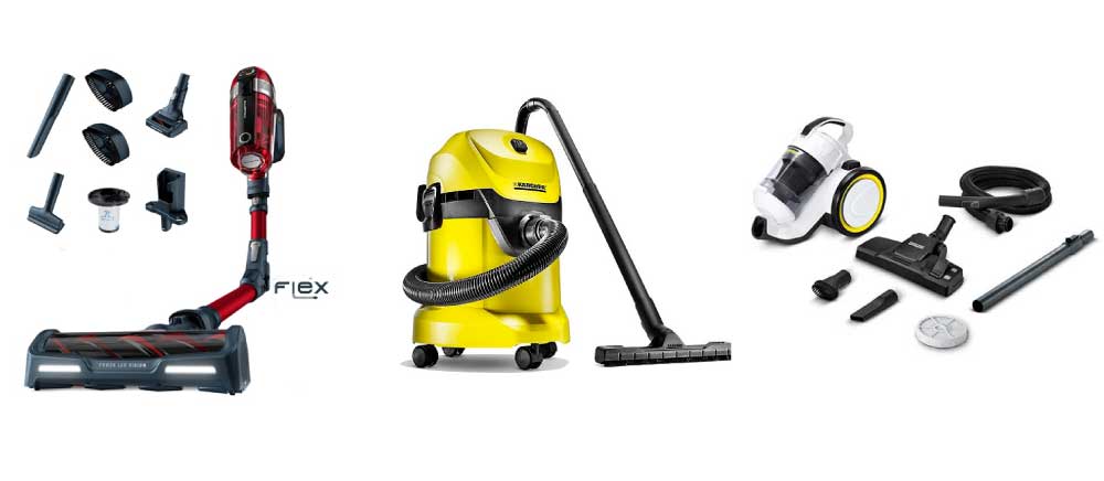 asipirador escoba, tirneo y karcher